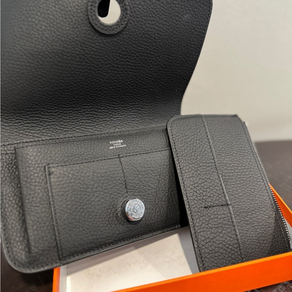Hermes Black Dogon Duo Wallet - Picture 3 of 4